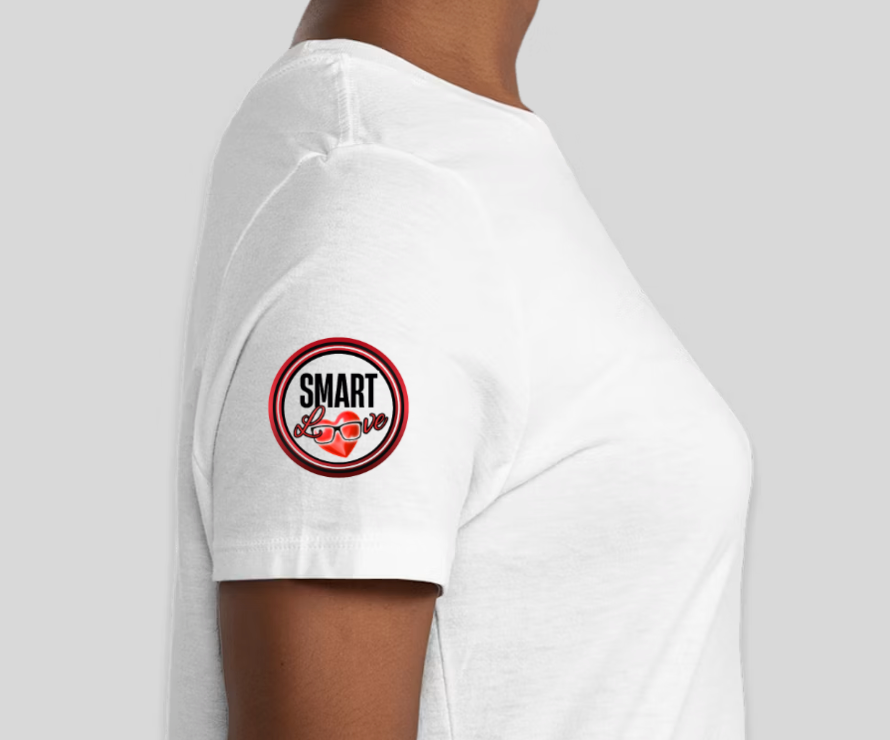 Smart Love HER White Tee