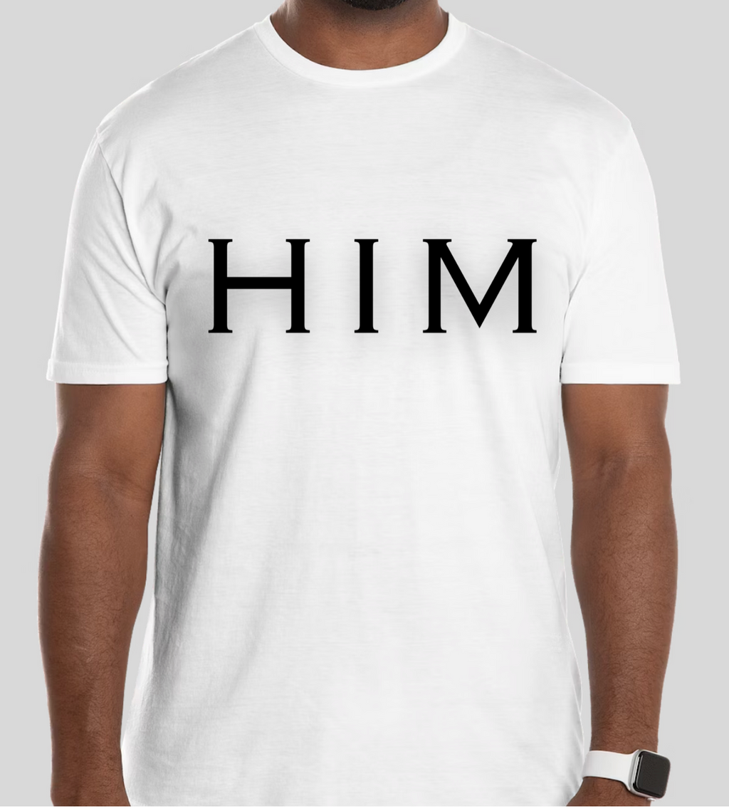 Smart Love HIM White Tee