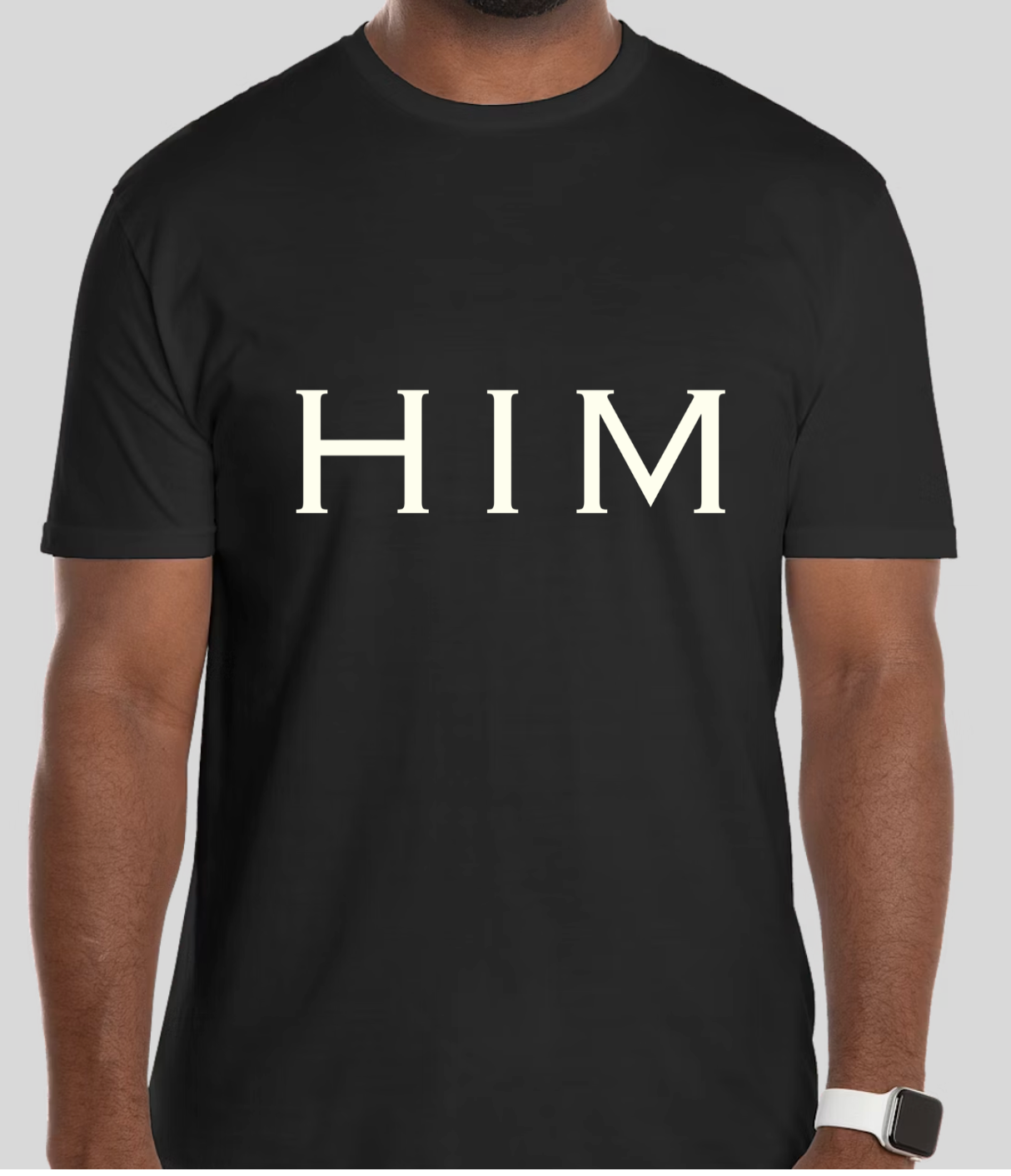 Smart Love HIM Black Tee
