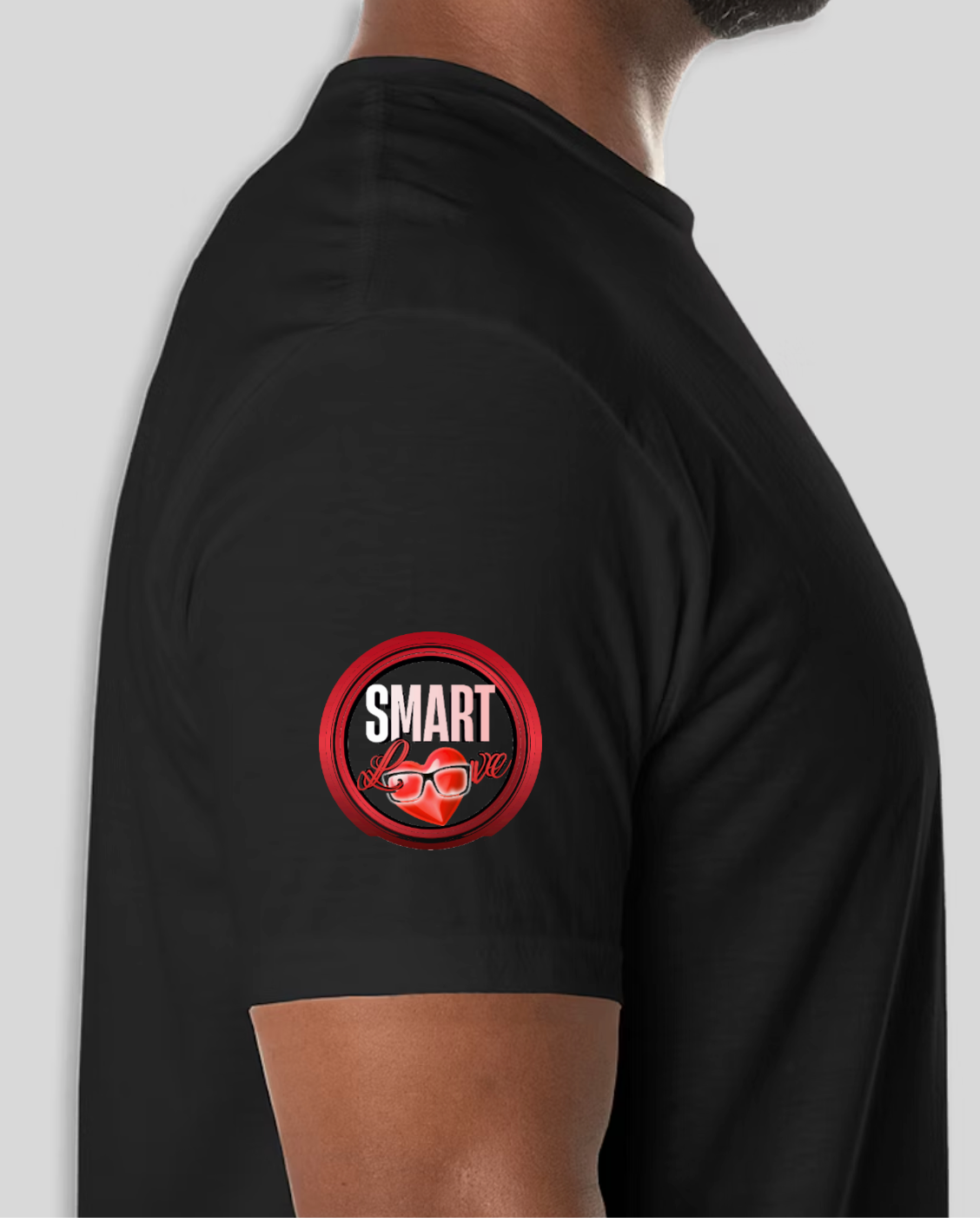 Smart Love HIM Black Tee
