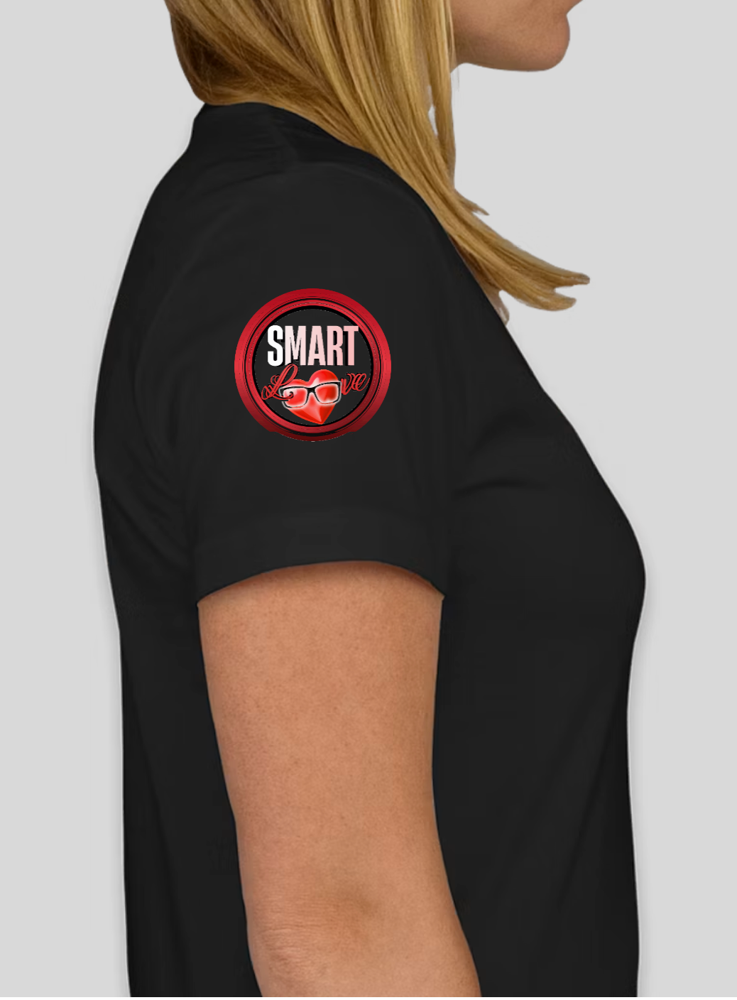 Smart Love HER White Black Tee